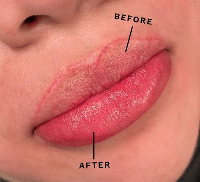 semi permanent make up lip blush in orange county